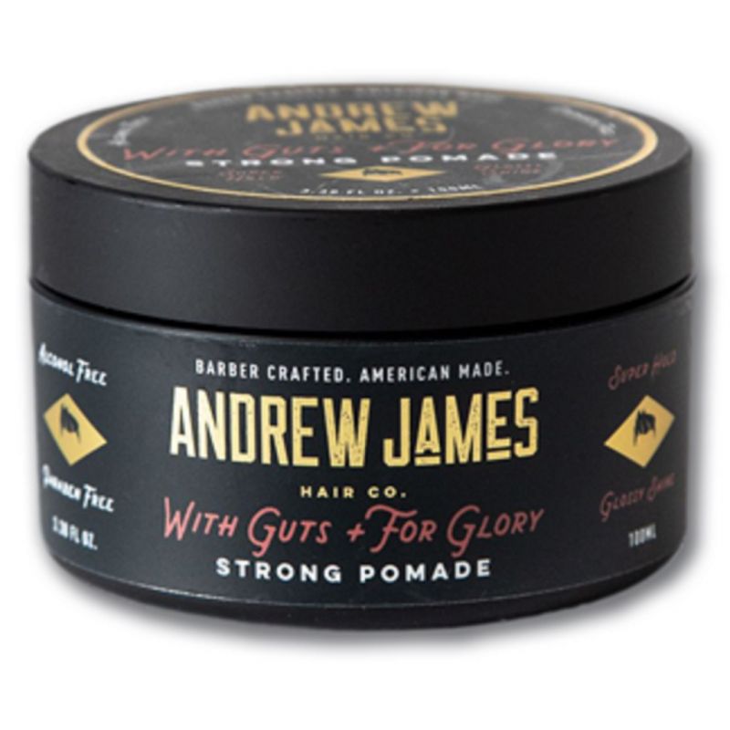 Andrew James Strong Pomade - With Guts + For Glory oz Andrew James Strong Pomade - With Guts + For Glory oz
