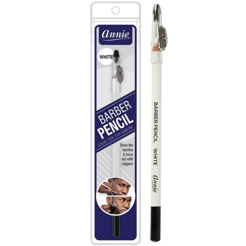 Black Ice Spray Barber Pencil (White) - 6 pieces