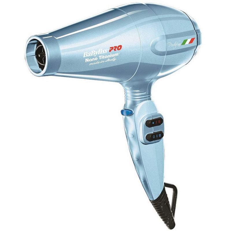 Tonen Kano Authenticatie BaByliss Pro Nano Titanium Portofino 6600 Ionic AC Dryer - Blue #BNTB6610N