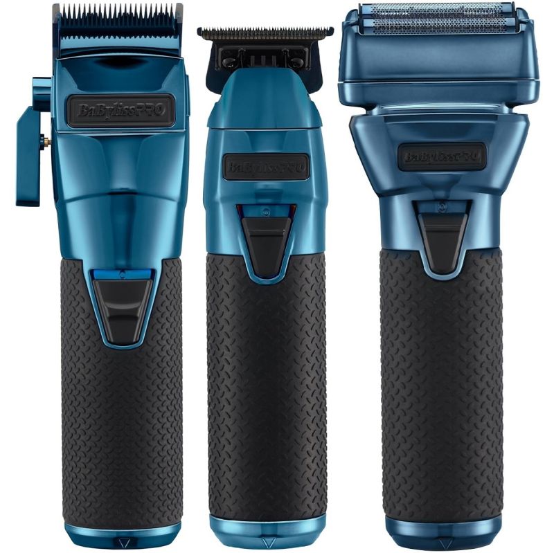 BaByliss PRO BlueFX Boost+ バリカン　レア　希少 BaByliss PRO® Blue Limited FX Boost Collection Cordless Clipper