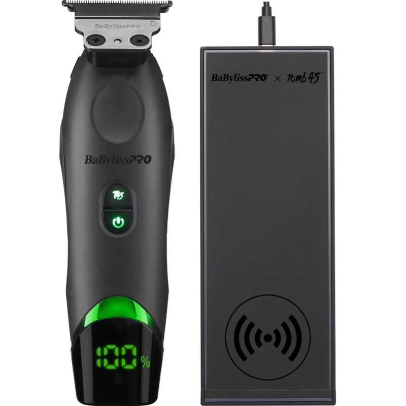 BaByliss Pro X Tomb45 Wireless Charging Trimmer #FXT45T + FREE