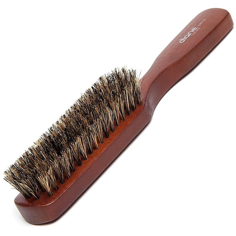 Mini Boar Bristle Hair Brush in Leche