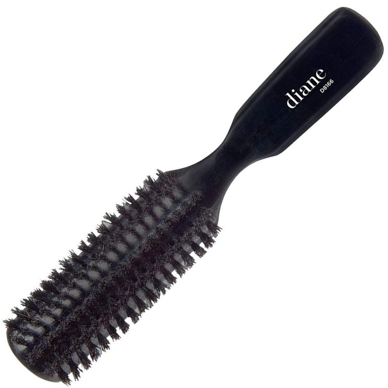 12 Pieces Blade Clipper Cleaning Brush Scrub Brush Barber Blade Cleaning  Clipper Nylon Brush Tool (Black)
