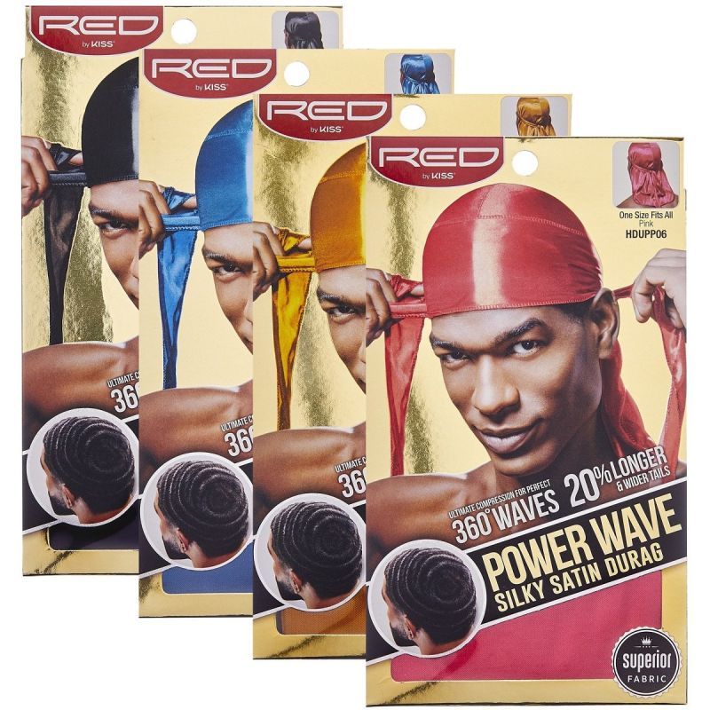 Power Wave Silky Satin Durag - Gold