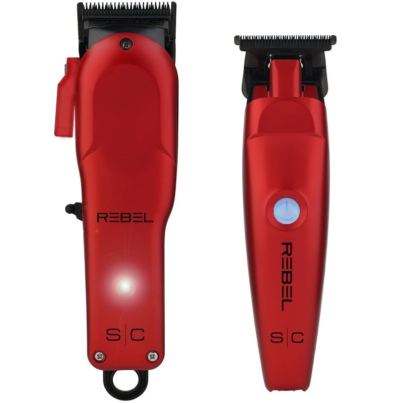 Stylecraft REBEL Professional Modular Clipper & Trimmer Red Combo