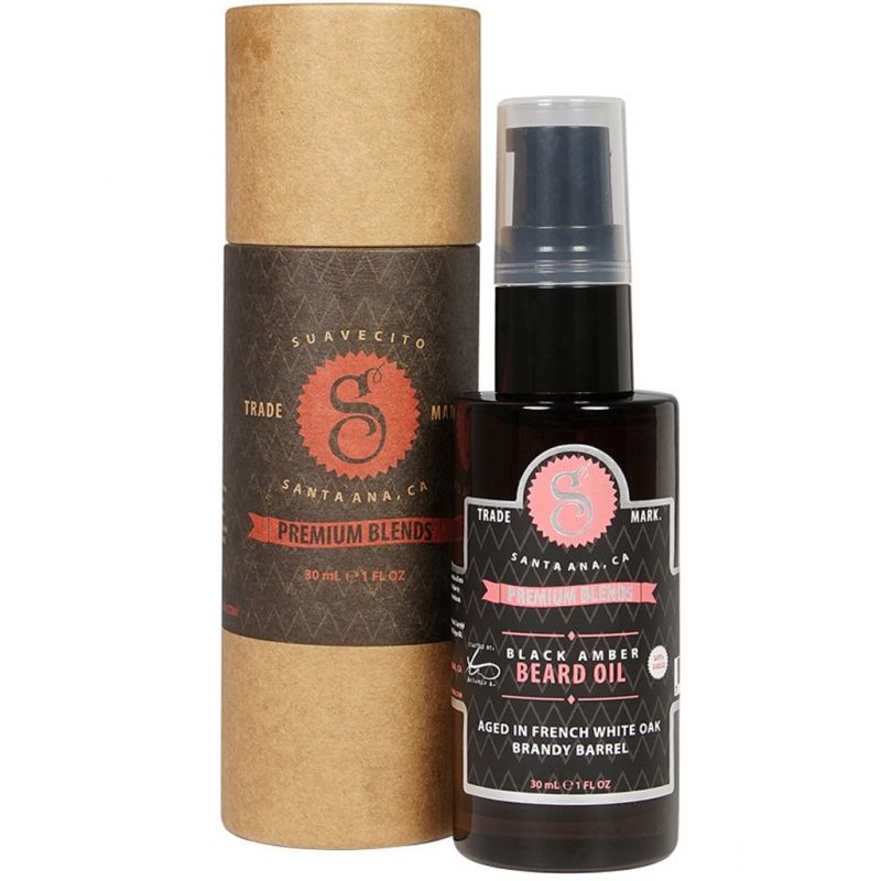 Suavecito Premium Blends Beard Oil Black Amber 1oz