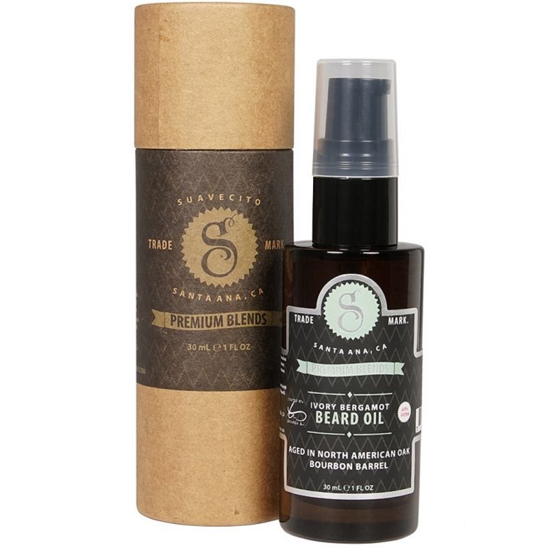 Suavecito Premium Blends Beard Oil Ivory Bergamot 1oz Suavecito Premium Blends Beard Oil Ivory Bergamot 1oz