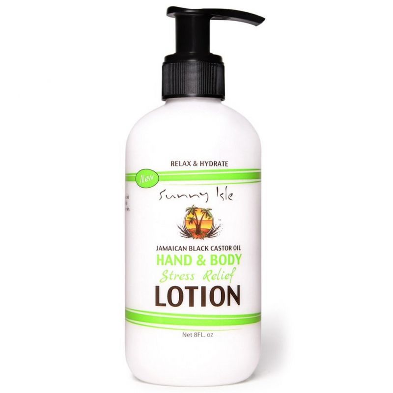 SUNNY ISLE Jamaican Black Castor Oil Hand & Body Stress Relief Lotion (8oz)