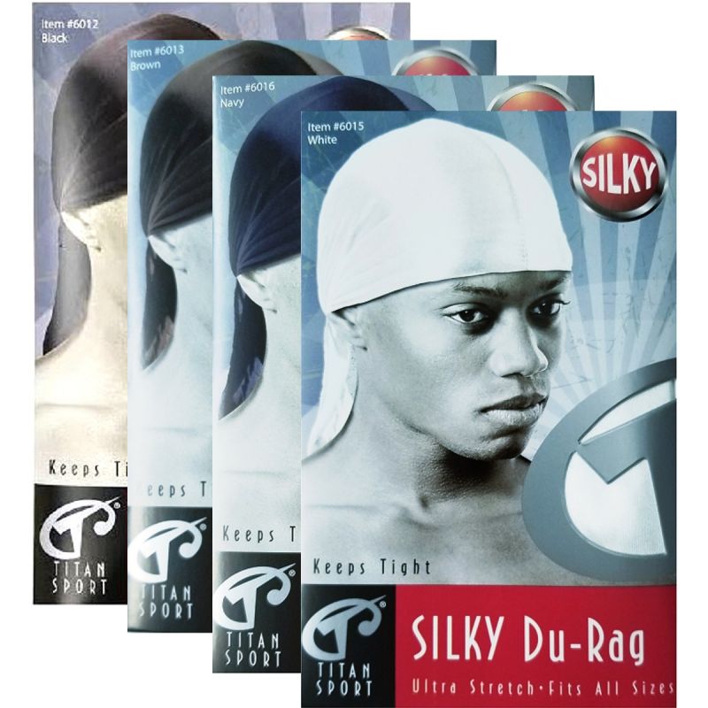 Titan Satin Durag Black