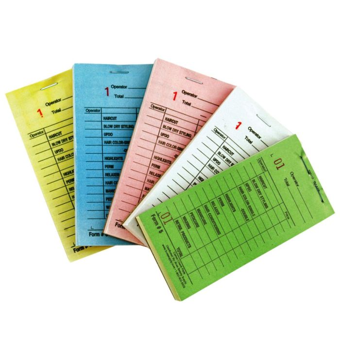 Cameo #5 Salon Color Check Pad - 100 Slips [5 Color Options]