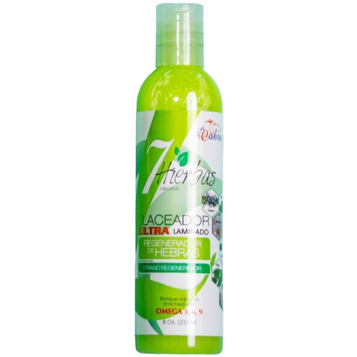 Leche Cabra 7 Hierbas Laceador Hair Straightener 8 oz