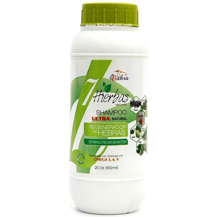 Leche Cabra 7 Hierbas Organic Shampoo 20 oz