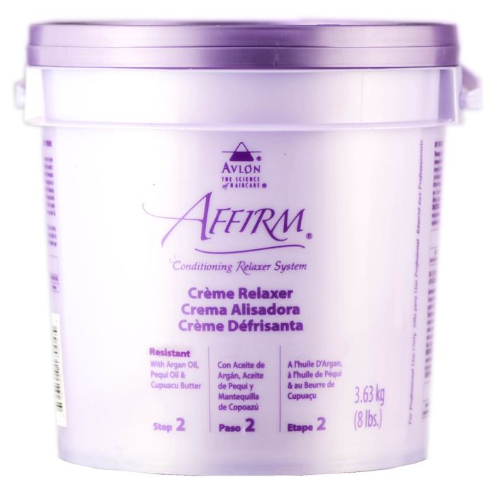 Avlon Affirm Conditioning Creme Relaxer - Resistant 8 Lbs