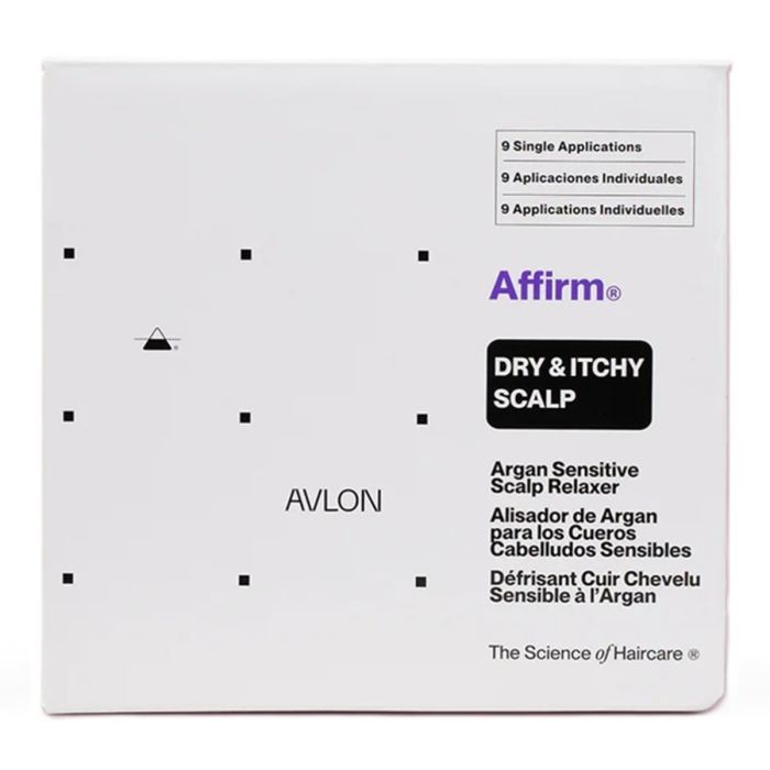 Avlon Affirm Dry & Itch Scalp Argan Sensitive Scalp Relaxer Kit - 9 Applications