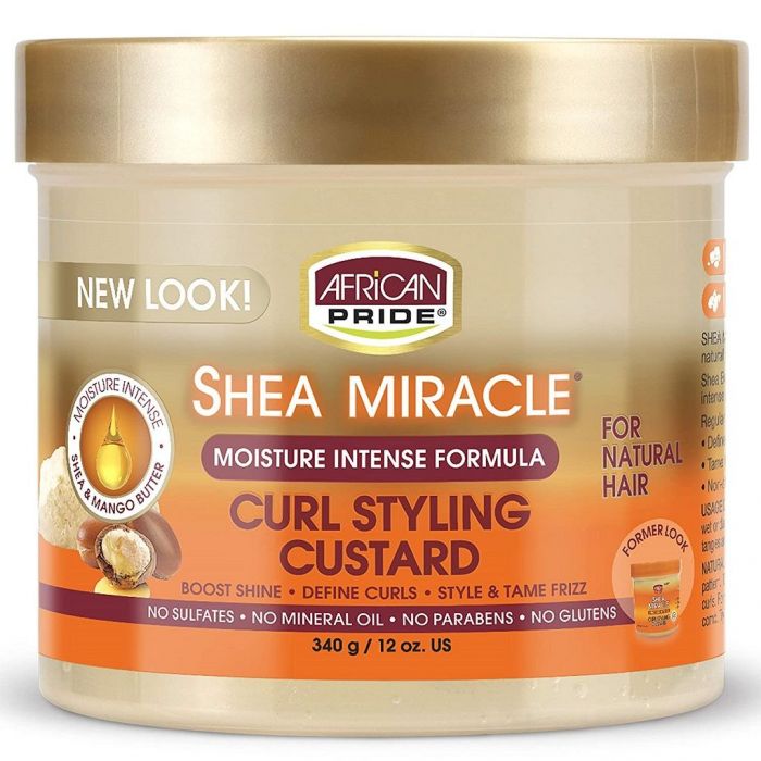 African Pride Shea Miracle Curl Styling Custard 12 oz