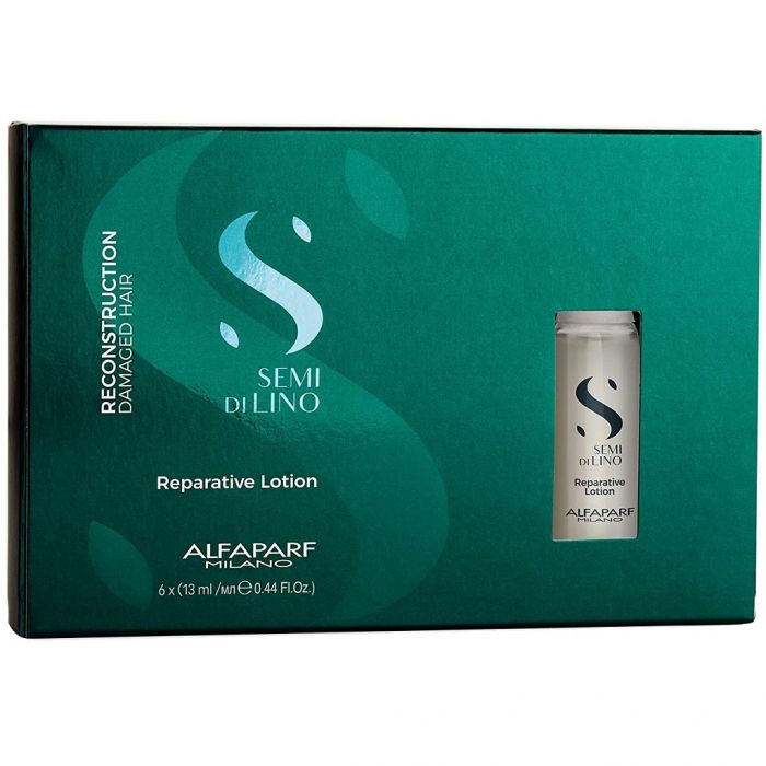 Alfaparf Semi Di Lino Reconstruction Reparative Lotion Amples 0.44 oz - 6 Vials