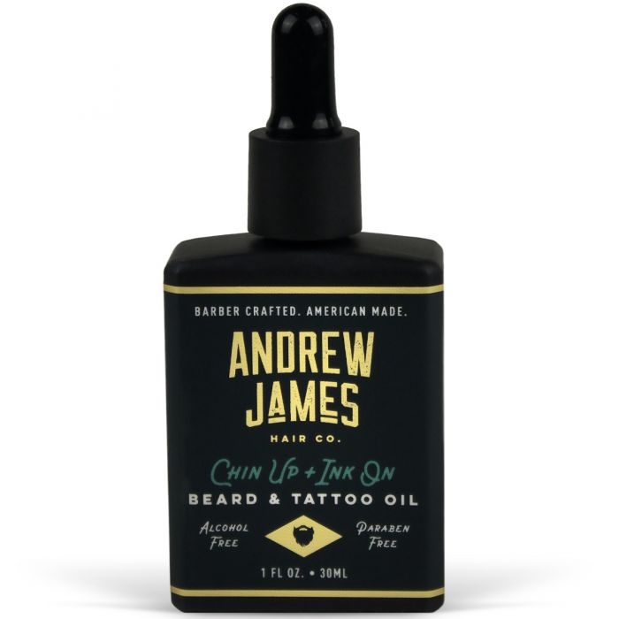 Andrew James Beard & Tattoo Oil - Chin Up + Ink On 1 oz