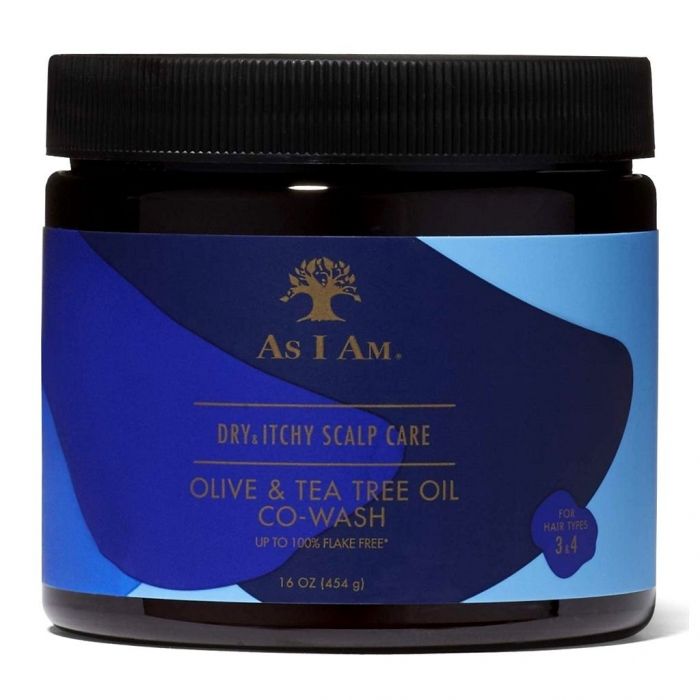 As I Am Dry & Itchy Scalp Care Olive & Tea Tree Oil CoWash 16 oz