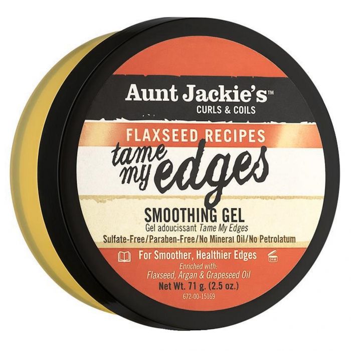 Aunt Jackie's Curls & Coils Flaxseed Recipes Tame My Edges Smoothing Gel 2.5 oz