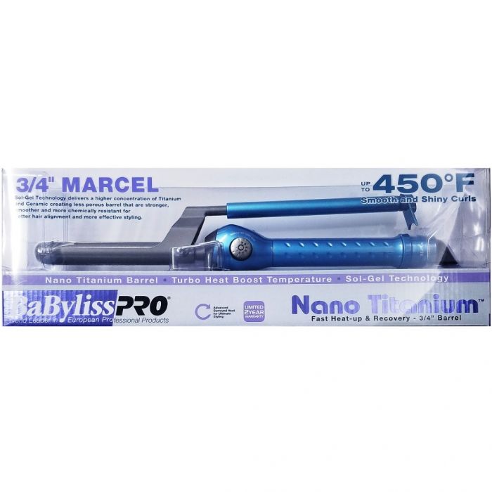 BaByliss Pro Nano Titanium Marcel Curling Iron - 3/4" #BABNT75MN