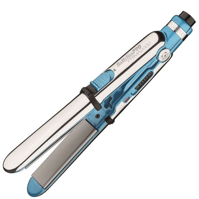 BaByliss Pro Nano Titanium Prima 2000 Stainless Steel Mini Flat Iron - 3/4" #BABSS2000UC