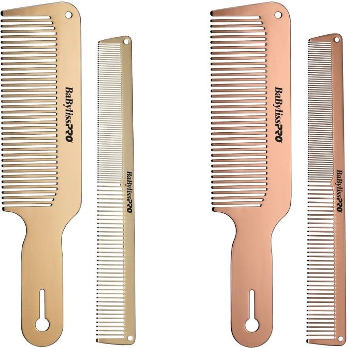 BaByliss Pro BARBERology Metal Comb Set #BCOMBSET2