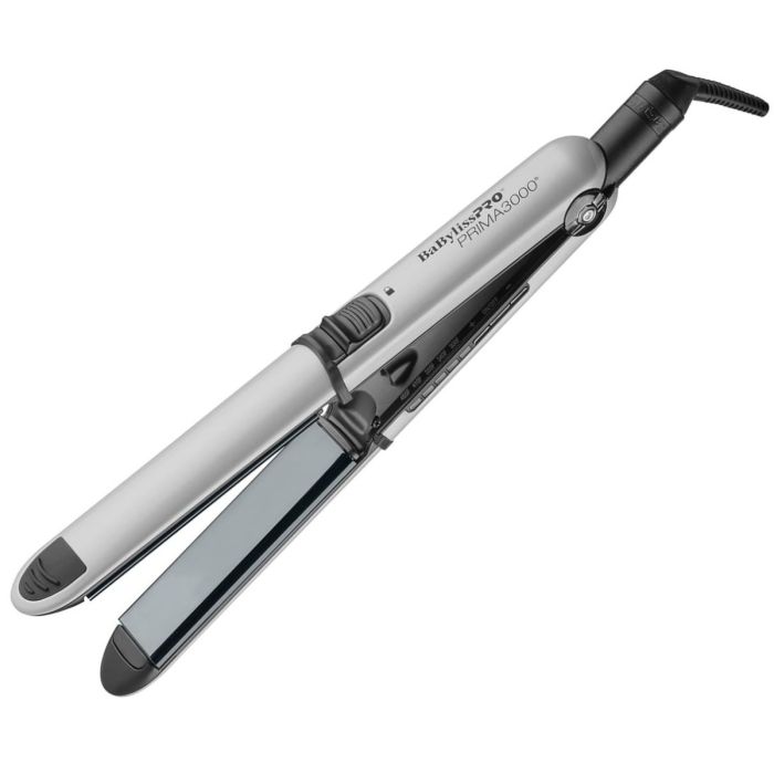 BaByliss Pro Nano Titanium Prima 3000 Stainless Steel Flat Iron - 1-1/4" #BNT3000TUC (Dual Voltage)