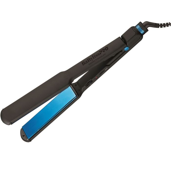 BaByliss Pro LIMITED EDITON Nano Titanium Ultra-Thin Flat Iron Black & Blue - 1-1/2" #BNTMB4073TUC (Dual Voltage)