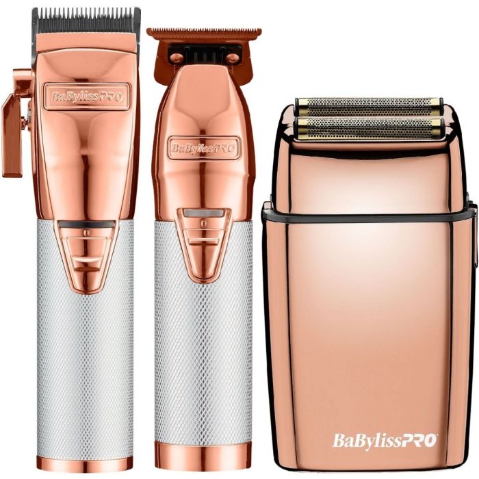 BaByliss Pro [NEW UPGRADED] ROSEFX+ Clipper, Trimmer & Shaver [TRIO]