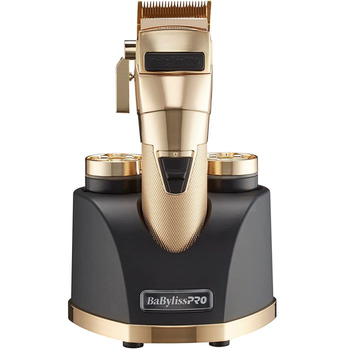 BaByliss Pro Limited Edition GOLD SNAPFX Clipper With Snap In/Out Dual Lithium Battery System #FX890GI (Dual Voltage)
