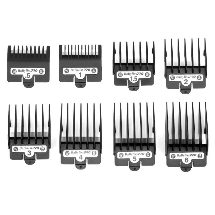 BaByliss Pro Attachment 8 Pcs Comb Set Fits All FX870, FX880, FX673 #FXCS880