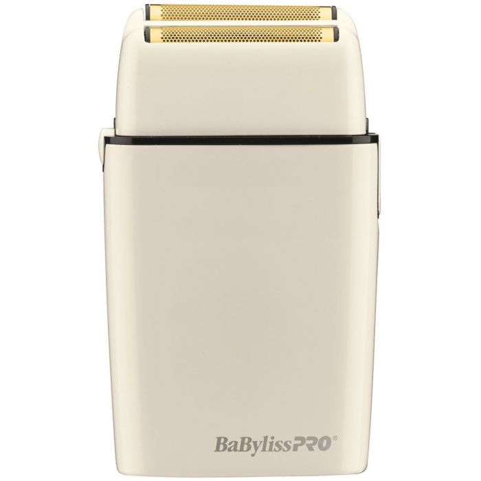 BaByliss Pro FOILFX02 Cordless Metal Double Foil Shaver - White #FXFS2W (Dual Voltage) 