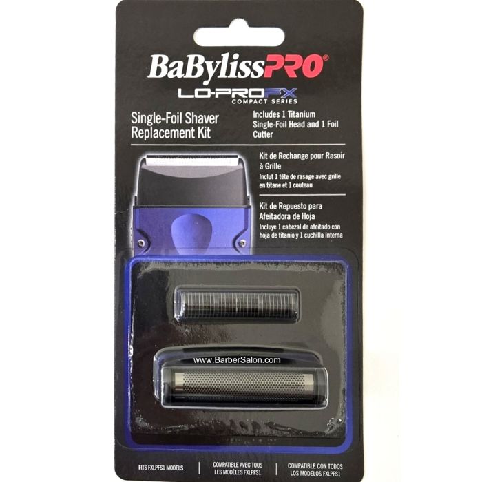 BaByliss Pro LO-PROFX Compact Series Single-Foil Shaver Replacement Kit [Single-Foil & Cutter] #FXLPRF1