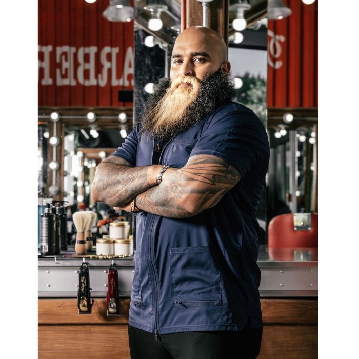 Barber Strong The Barber Jacket - Blue #BSJ01-BLE