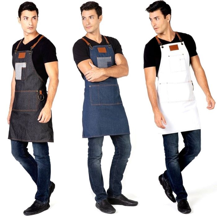 Betty Dain Brooklyn Denim Barber Aprons #195 [3 Color Options]