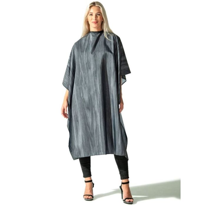 Betty Dain Wood Grain Styling Cape #955-BLK