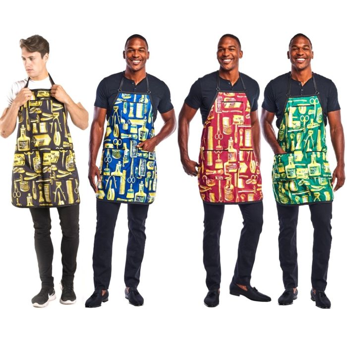 Betty Dain Vintage Gold Barber Aprons #172 [4 Color Options]