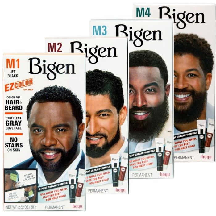 Bigen EZ Color For Men Hair Color For Hair & Beard 2.82 oz [Various Color Options] 