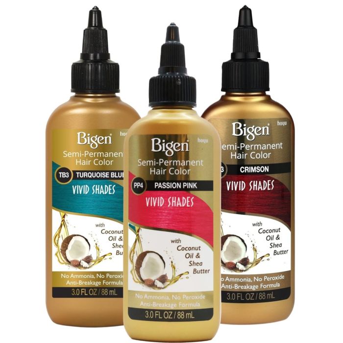 Bigen Semi Permanent Hair Color Vivid Shades 3 oz [Various Color Options]