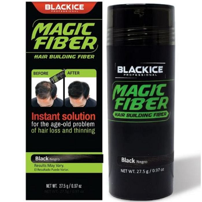 Black Ice Magic Fiber Hair Building Fibers 0.97 oz [2 Color Options]