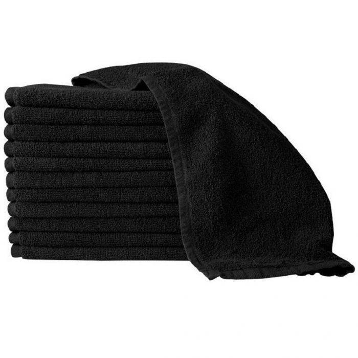 BleachBuster JR's The Bleach Proof Towels - Black 12 Pack