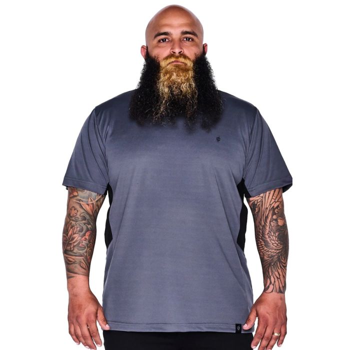 Barber Strong The Barber Tech Tee - Gunmetal Grey #BST01-GRY [S to 5XL Available]