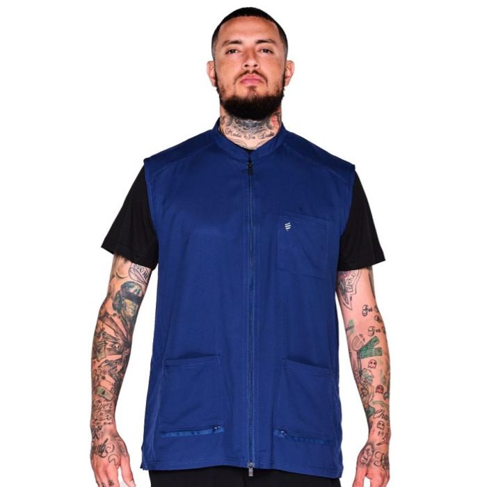 Barber Strong The Barber Vest - Blue [S-5XL] #BSV01-BLE