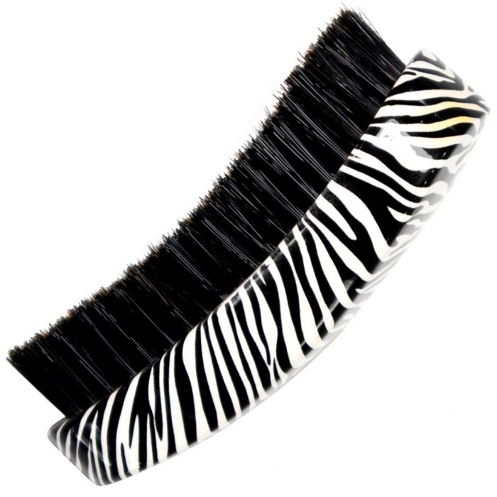 Beauty Town Wavy Coiler Curved Wave Brush Medium - Zebra #83102