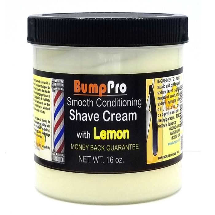 Bump Pro Smooth Conditioning Shave Cream with Lemon 16 oz