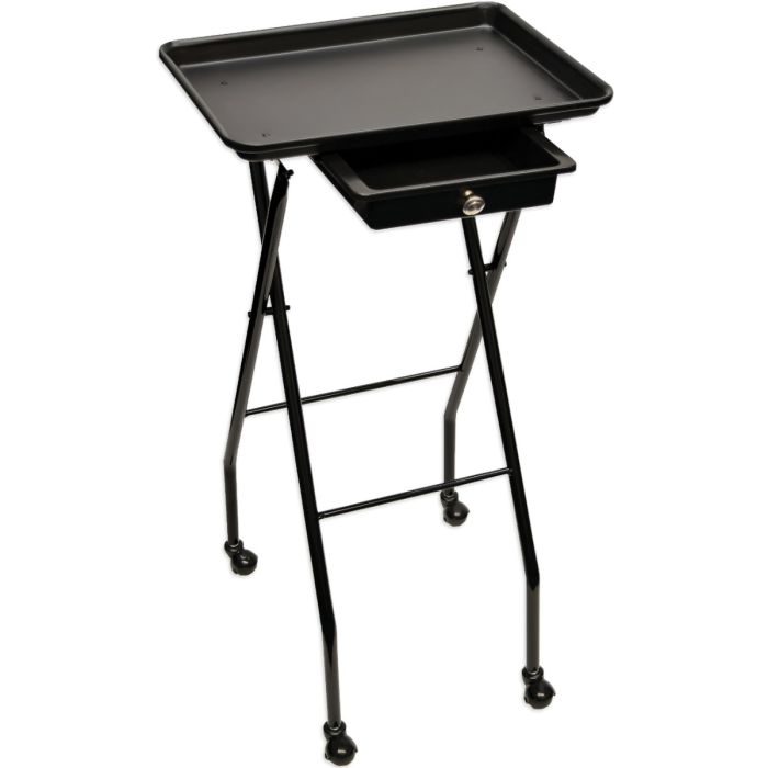 Burmax Celebrity Deluxe Foldaway Utility Tray with Drawer #9055