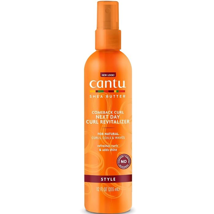 Cantu Shea Butter For Natural Hair Comeback Curl Next Day Curl Revitalizer 12 oz