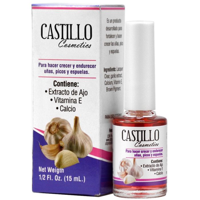 Castillo Cosmetics Garlic Nail Hardener 0.5 oz