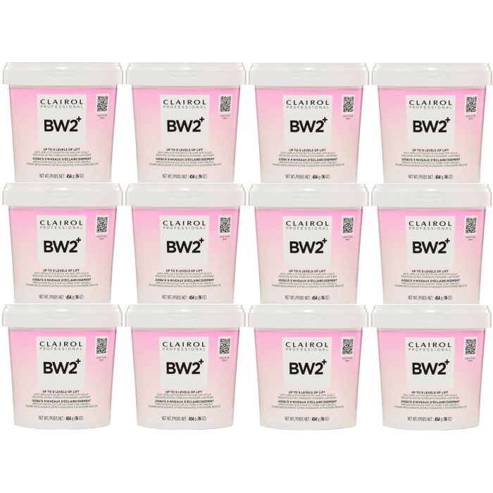 Clairol BW2+ Extra Strength Powder Lightener 16 oz [12 Pack]