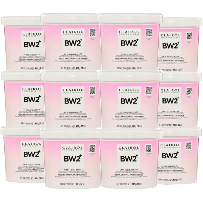 Clairol BW2+ Extra Strength Powder Lightener 32 oz [12 Pack]